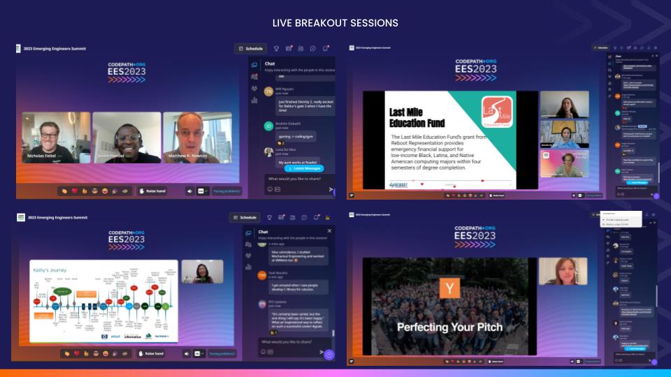 EES 2023 Live Breakout Sesions