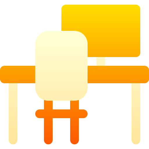 icon of desk and table