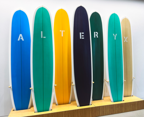 Alteryx surfboards